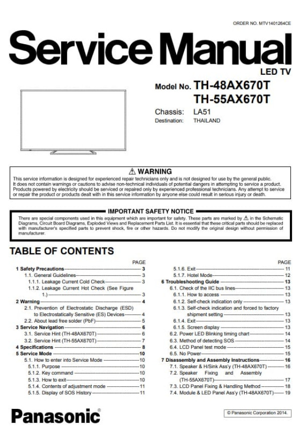 LA51_TH-48AX670T, TH-55AX670T